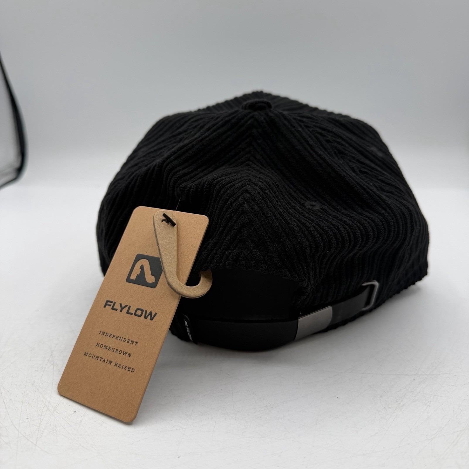 Flylow Gear Rolo Hat Cap Black Corduroy Unisex Strapback Adjustable Nwt Osfm — image 5 of 8